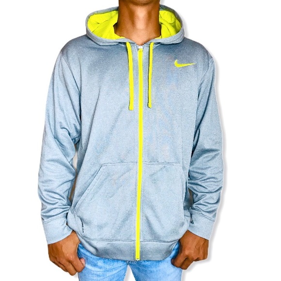 Nike Other - Nike Therma-Fit Men’s Fleece Lined Grey Hoodie